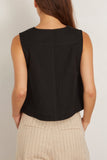 Apiece Apart Godet Tank in Black