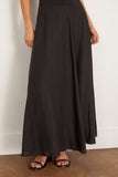 Apiece Apart Primavera Drape Skirt in Black