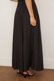 Apiece Apart Primavera Drape Skirt in Black