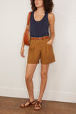 Apiece Apart Uri Low Cut Tank in Navy