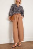 Apiece Apart Pants Bari Crop Trouser in Deep Khaki Apiece Apart Bari Crop Trouser in Deep Khaki