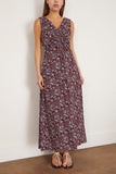 Apiece Apart Casual Dresses Fatima Ruched Tank Dress in Mira Floral Wine Tasting Apiece Apart Fatima Ruched Tank Dress in Mira Floral Wine Tasting