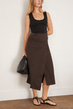 Apiece Apart Skirts Lassi Midi Cargo Skirt in Deep Espresso Apiece Apart Lassi Midi Cargo Skirt in Deep Espresso