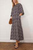 Apiece Apart Casual Dresses Luminile Tier Maxi Dress in Mira Floral Navy Apiece Apart Luminile Tier Maxi Dress in Mira Floral Navy
