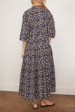 Apiece Apart Casual Dresses Luminile Tier Maxi Dress in Mira Floral Navy Apiece Apart Luminile Tier Maxi Dress in Mira Floral Navy
