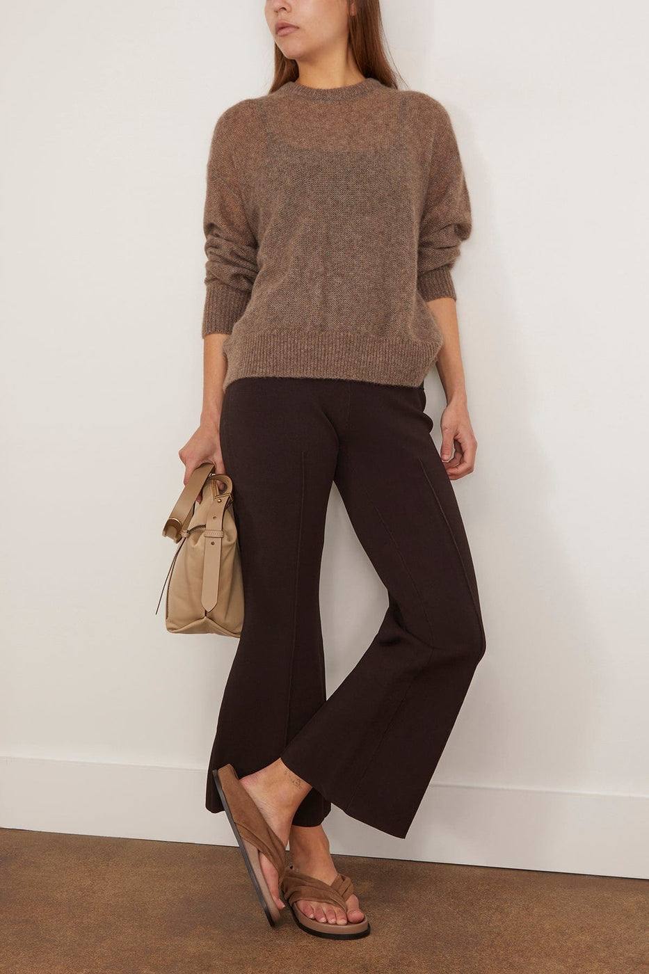 Apiece Apart Pants Rene Pull On Pant in Deep Espresso Apiece Apart Rene Pull On Pant in Deep Espresso