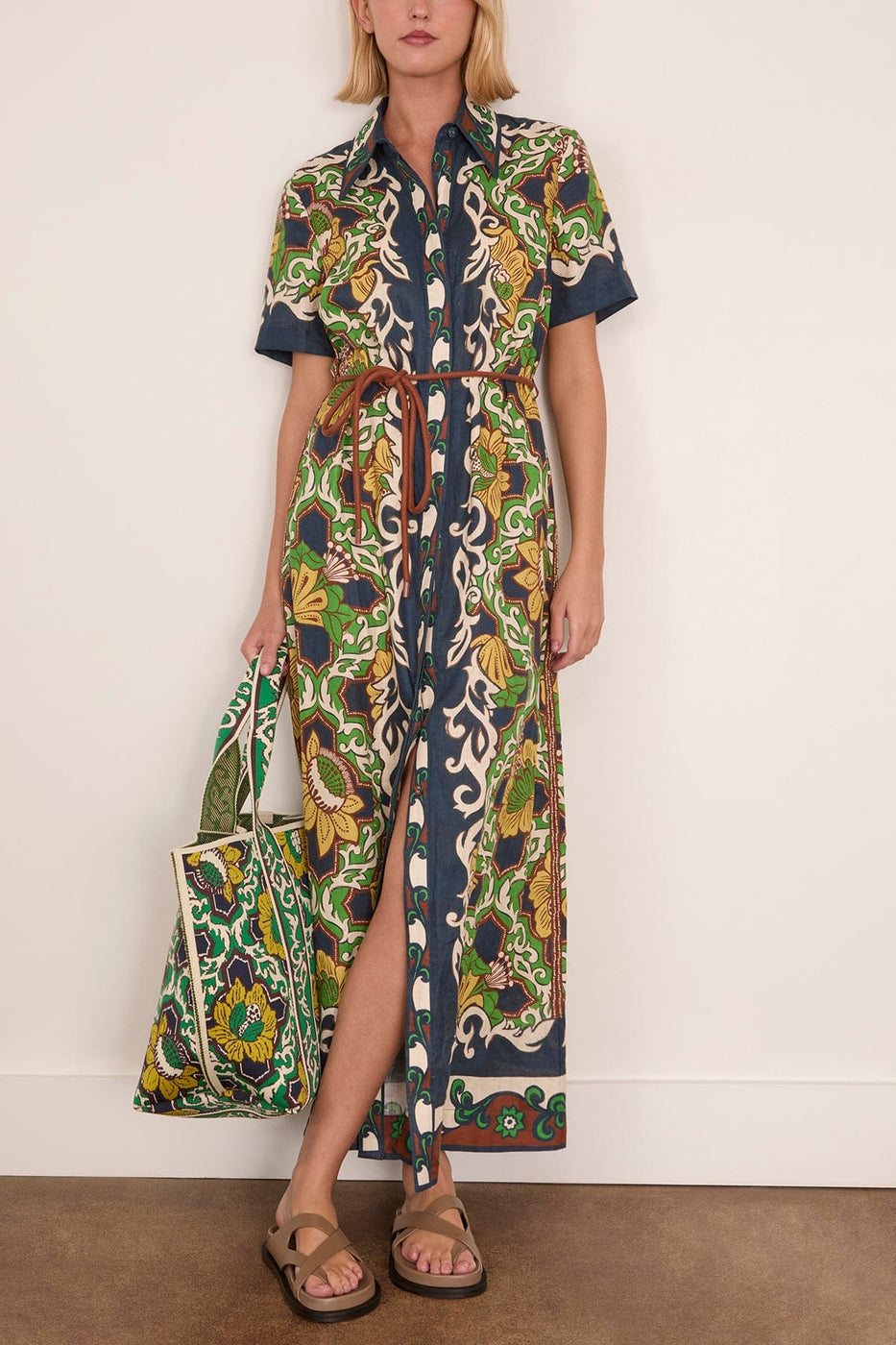 Alemais Liana Shirtdress in Multi