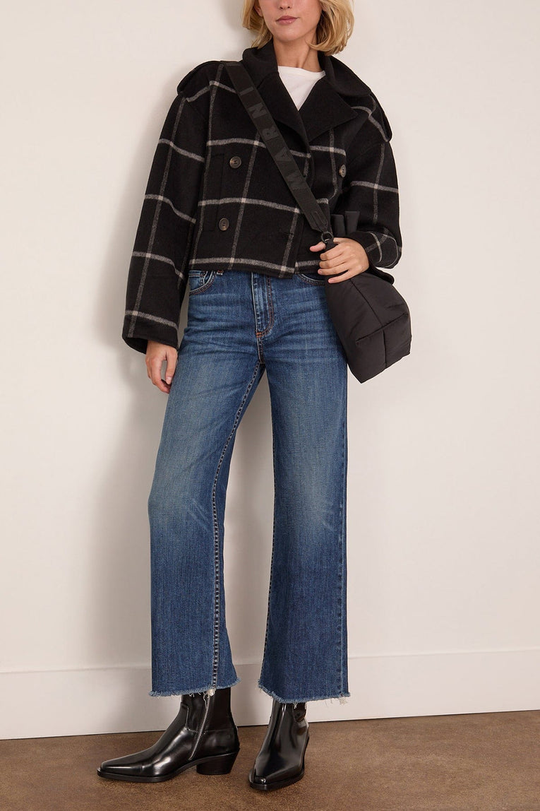 Askk NY Crop Wide Leg in Chevelle