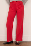 Askk NY Sailor Pant in Lips Red