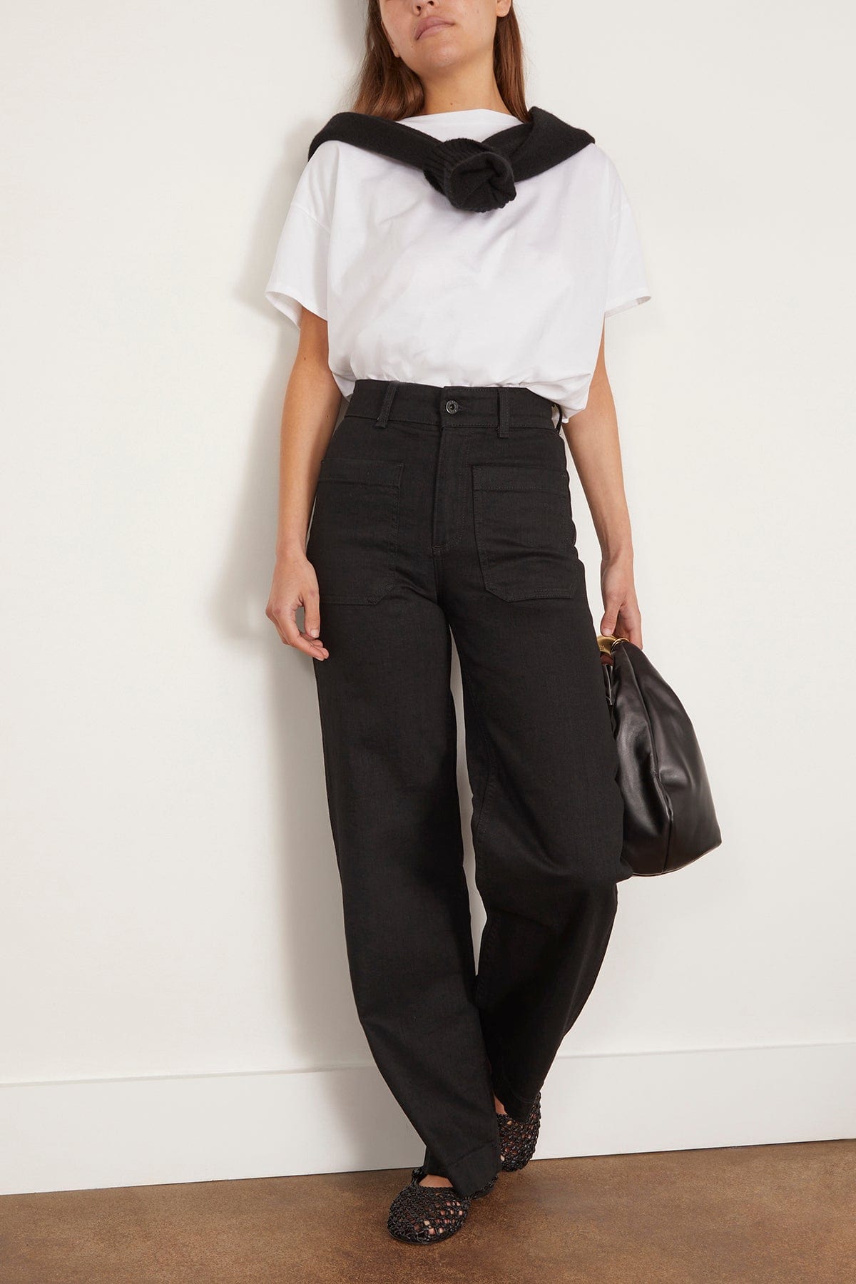 Askk NY Sailor Pant in Black Resin