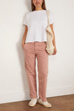 Askk NY Slim Chino Pant in Washed Dusty Rose