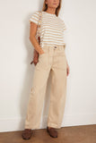 Askk NY Twisted Barrel Jean in Ecru