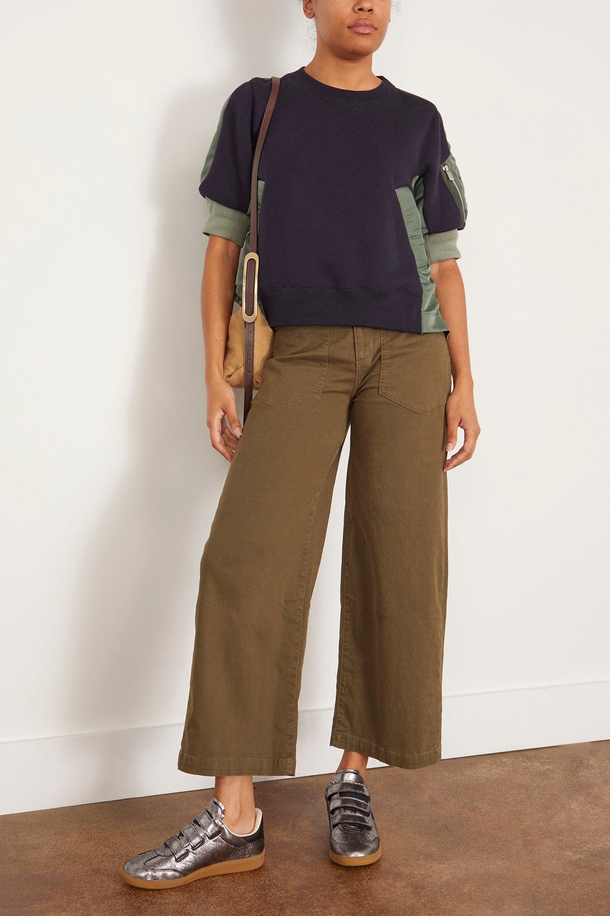 Askk NY Pants Virginia Pant in Safari Green Askk NY Virginia Pant in Safari Green