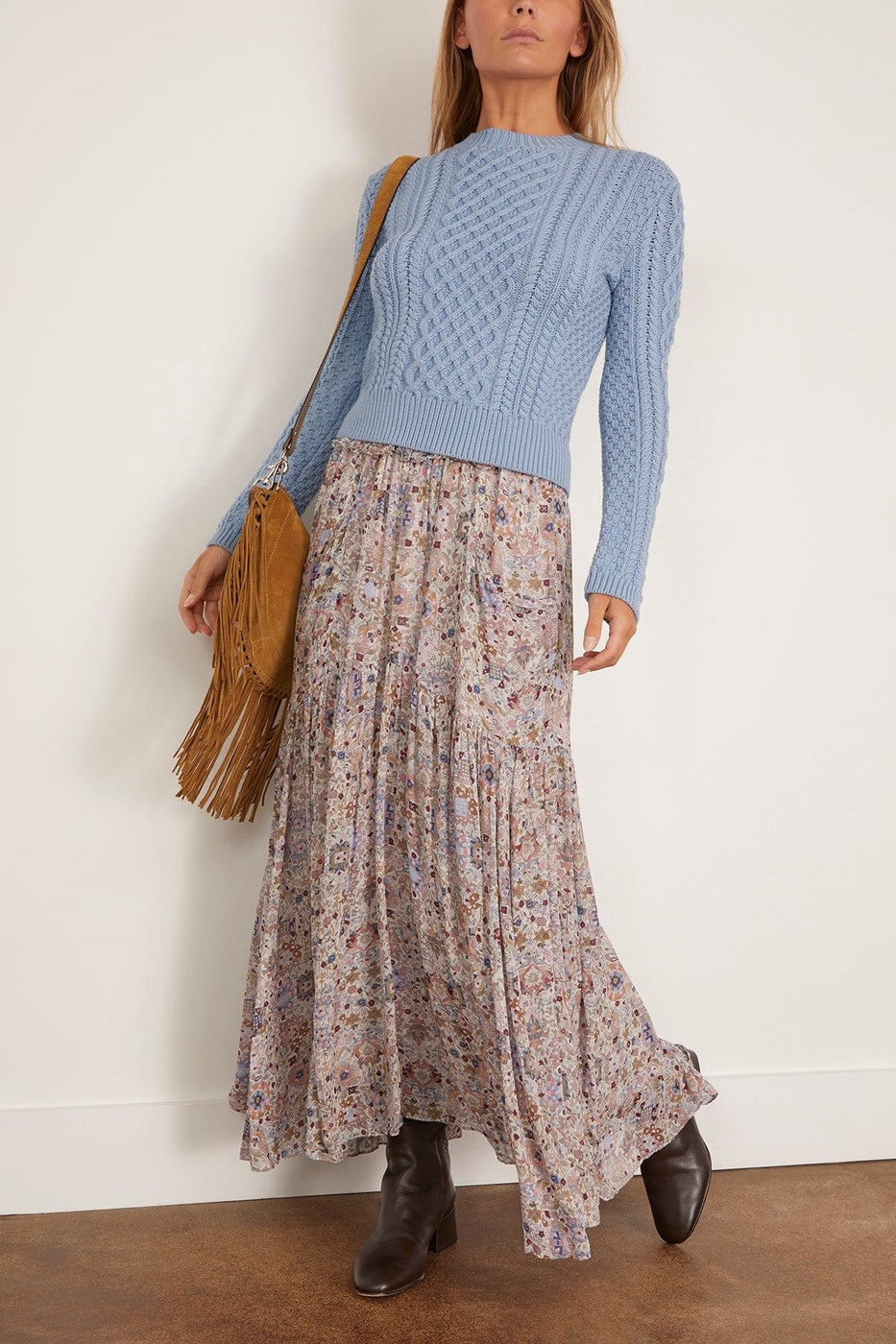 Etoile Isabel Marant Besma Skirt in Ecru