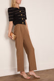 Balmain Stripe Knit Cardigan in Black