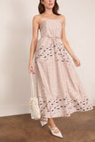 Bernadette Bodette Dress in Polka Clouds