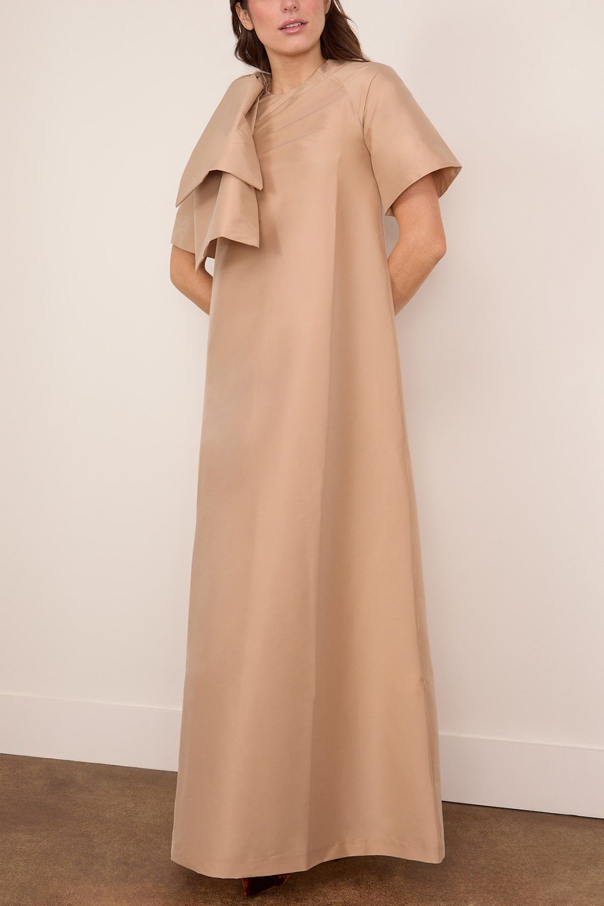 tan beige dress Women's Beige Ida Maxi Dress Tan in Size XL by Outcast