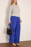 Bite Studios Dropped Shoulder Top in Stone Blue