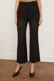 Credo Check Cropped Trouser in Black