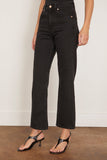 Bite Studios Curved Organic Cotton Denim Jean in Washed Black