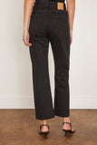 Bite Studios Curved Organic Cotton Denim Jean in Washed Black