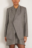 Bite Studios Polus Wool Suit Jacket in Grey Melange
