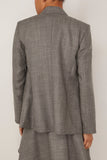 Bite Studios Polus Wool Suit Jacket in Grey Melange