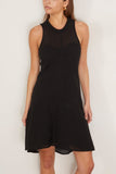 Bite Studios Casual Dresses Shield Organic Cotton Check Mini Dress in Black Bite Studios Shield Organic Cotton Check Mini Dress in Black