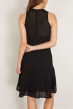 Bite Studios Casual Dresses Shield Organic Cotton Check Mini Dress in Black Bite Studios Shield Organic Cotton Check Mini Dress in Black
