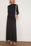 Bite Studios Stage Sheer Organic Cotton Layered Dress in Black