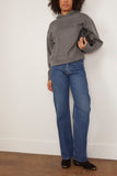 Bite Studios Wool Hooded Sweater in Grey Melange