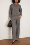 Bite Studios Wool Track Trouser in Grey Melange
