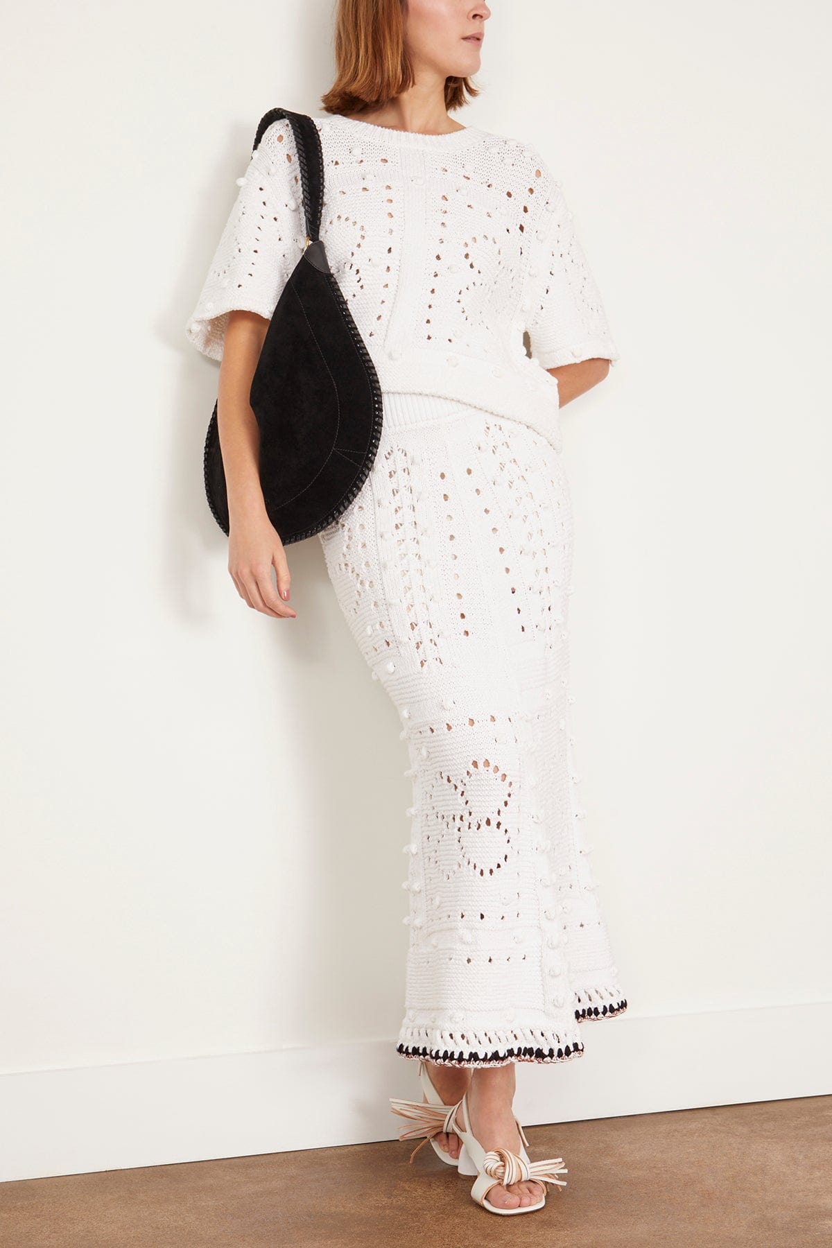 Dorothee Schumacher Skirts Bohemian Mood Skirt in Pure White Dorothee Schumacher Bohemian Mood Skirt in Pure White