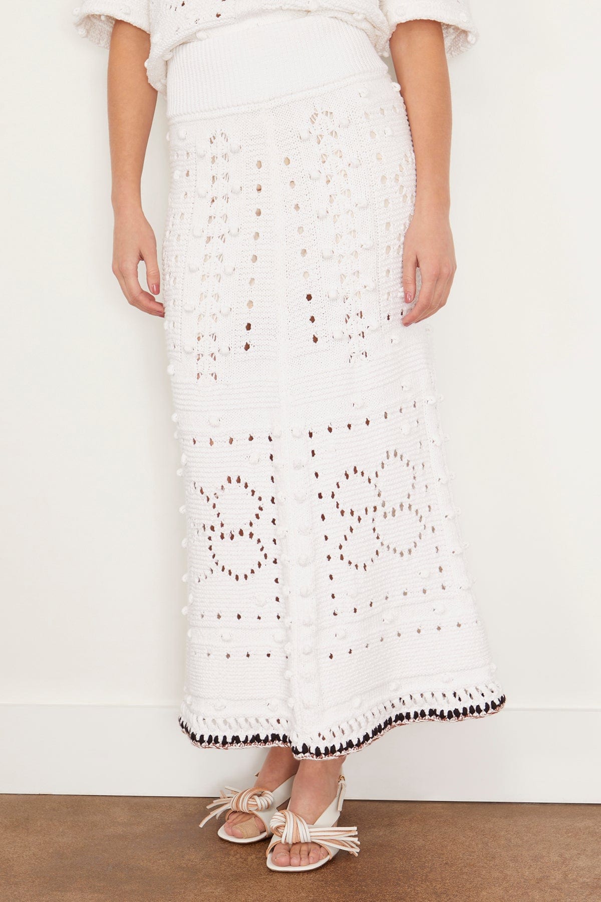 Dorothee Schumacher Skirts Bohemian Mood Skirt in Pure White Dorothee Schumacher Bohemian Mood Skirt in Pure White