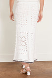 Bohemian Mood Skirt in Pure White