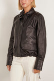 Brandon Maxwell Harper Balloon Jacket in Black