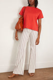 Callas Milano Pants Lexi Pant in White/Navy/Red Callas Milano Lexi Pant in White/Navy/Red