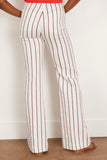 Callas Milano Pants Lexi Pant in White/Navy/Red Callas Milano Lexi Pant in White/Navy/Red