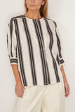 Callas Milano Tops Luna Top in Black/Ivory Callas Milano Luna Top in Black/Ivory