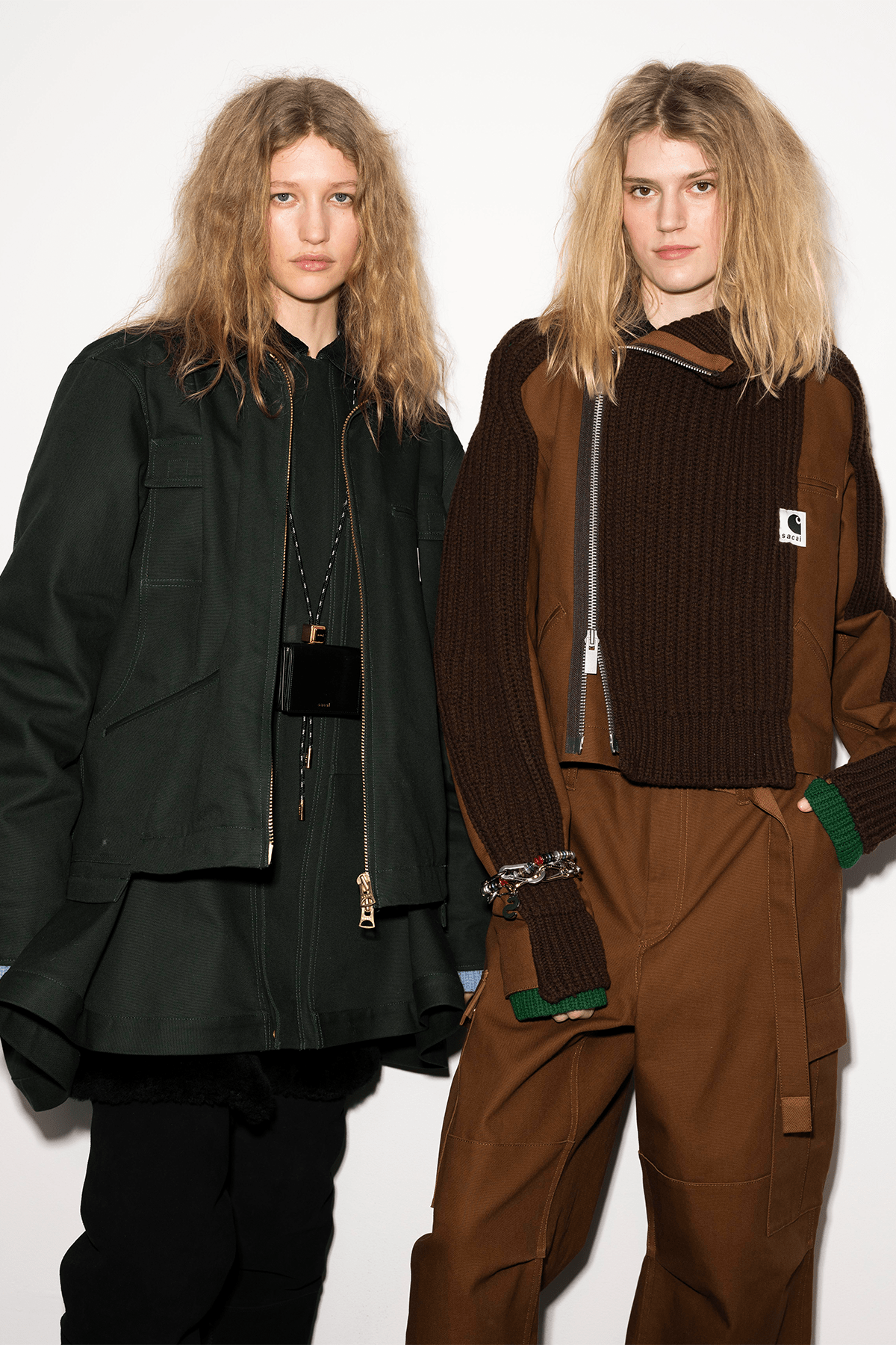 ジャケット・アウター sacai x Carhartt WIP Duck Jacket GREEN Sacai x Carhartt WIP Duck Jacket in Green – Hampden Clothing