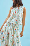 Hunter Bell Charles Top in Falling Blossom