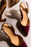 Marion Parke Classic Pump 70 in Merlot