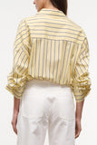 Staud Traverse Bodysuit in Monday Stripe
