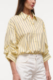 Staud Traverse Bodysuit in Monday Stripe