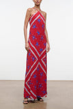 Staud Cubism Dress in Painted Foulard