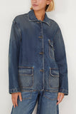 Nili Lotan Jackets Cowan Denim Jacket in Ocean Wash