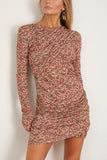 Etoile Isabel Marant Denise Dress in Rust