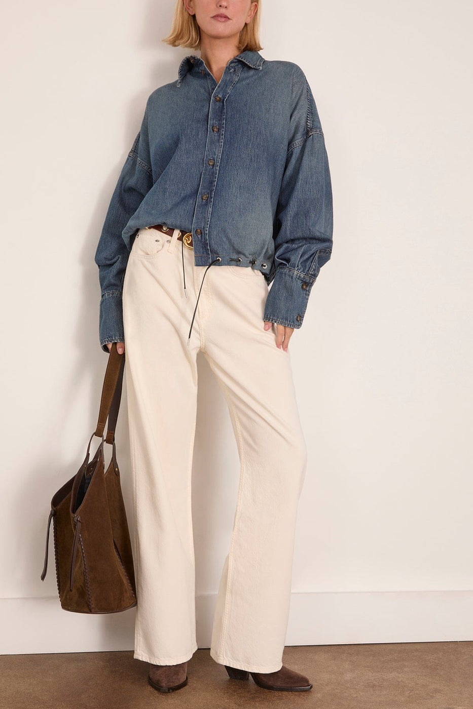 Brandon Maxwell The Leland Shirt in Dakota Wash