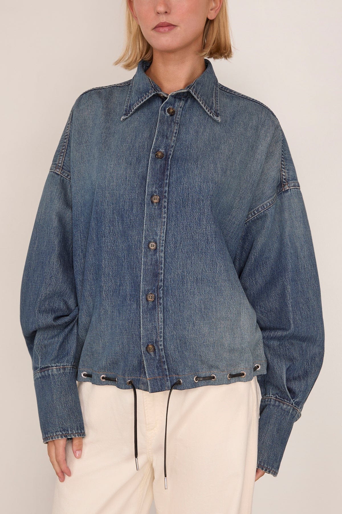 Brandon Maxwell The Leland Shirt in Dakota Wash