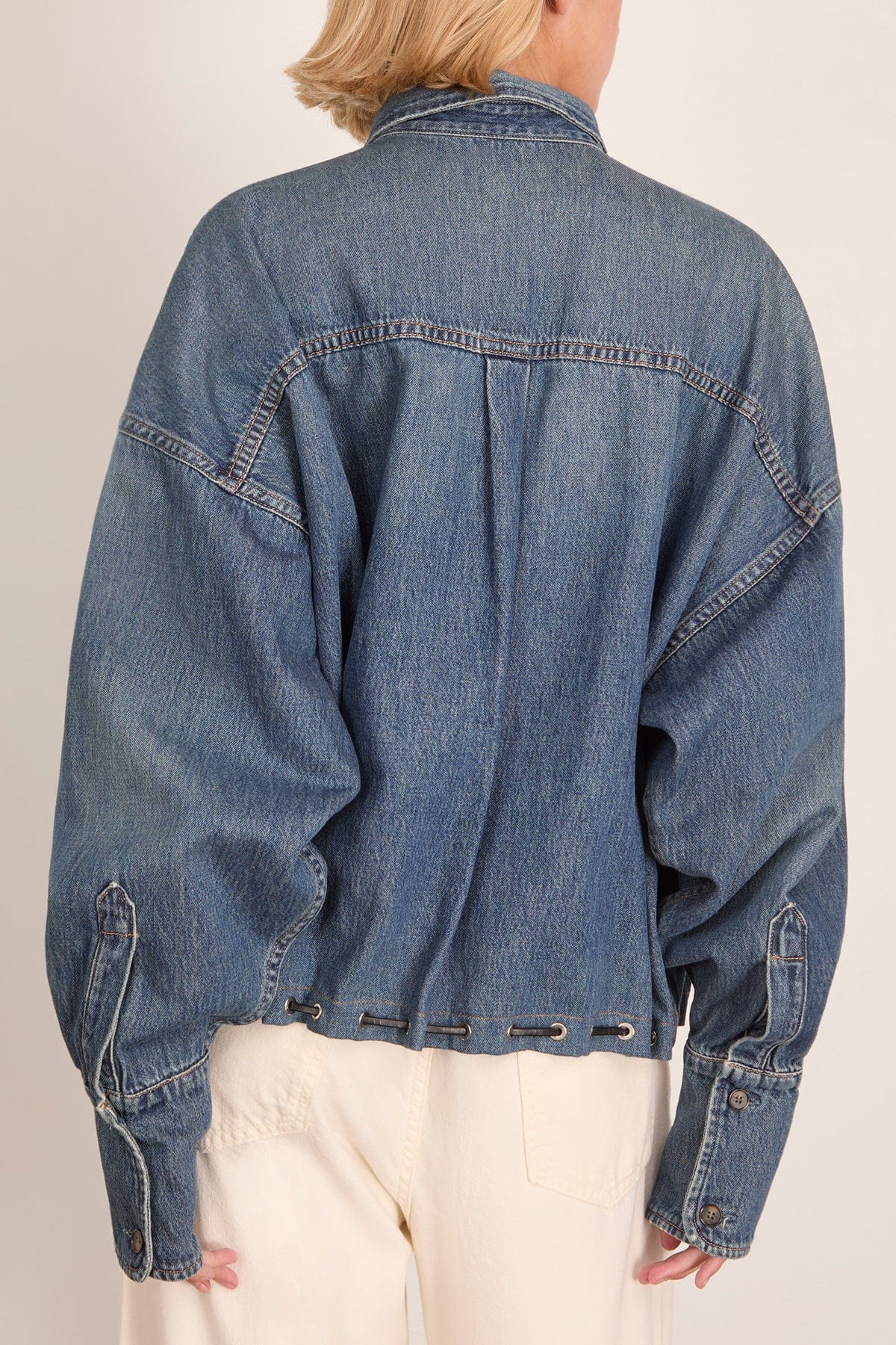 Brandon Maxwell The Leland Shirt in Dakota Wash